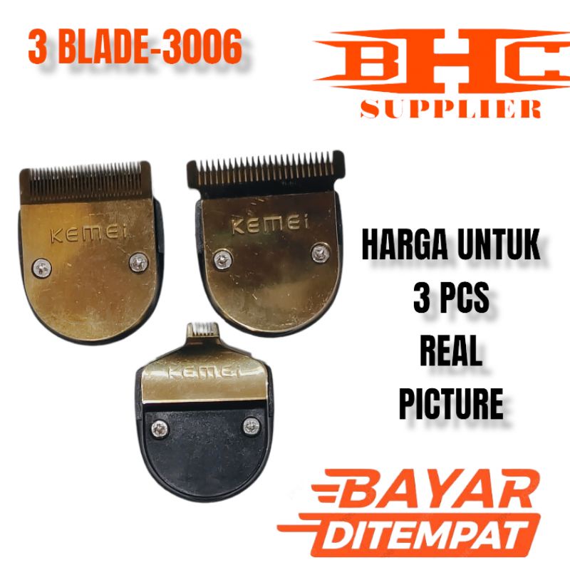 BLADE 3006 PISAU CADANGAN MESIN CUKUR RAMBUT KEMEI SPARE PART SUKU CADANG