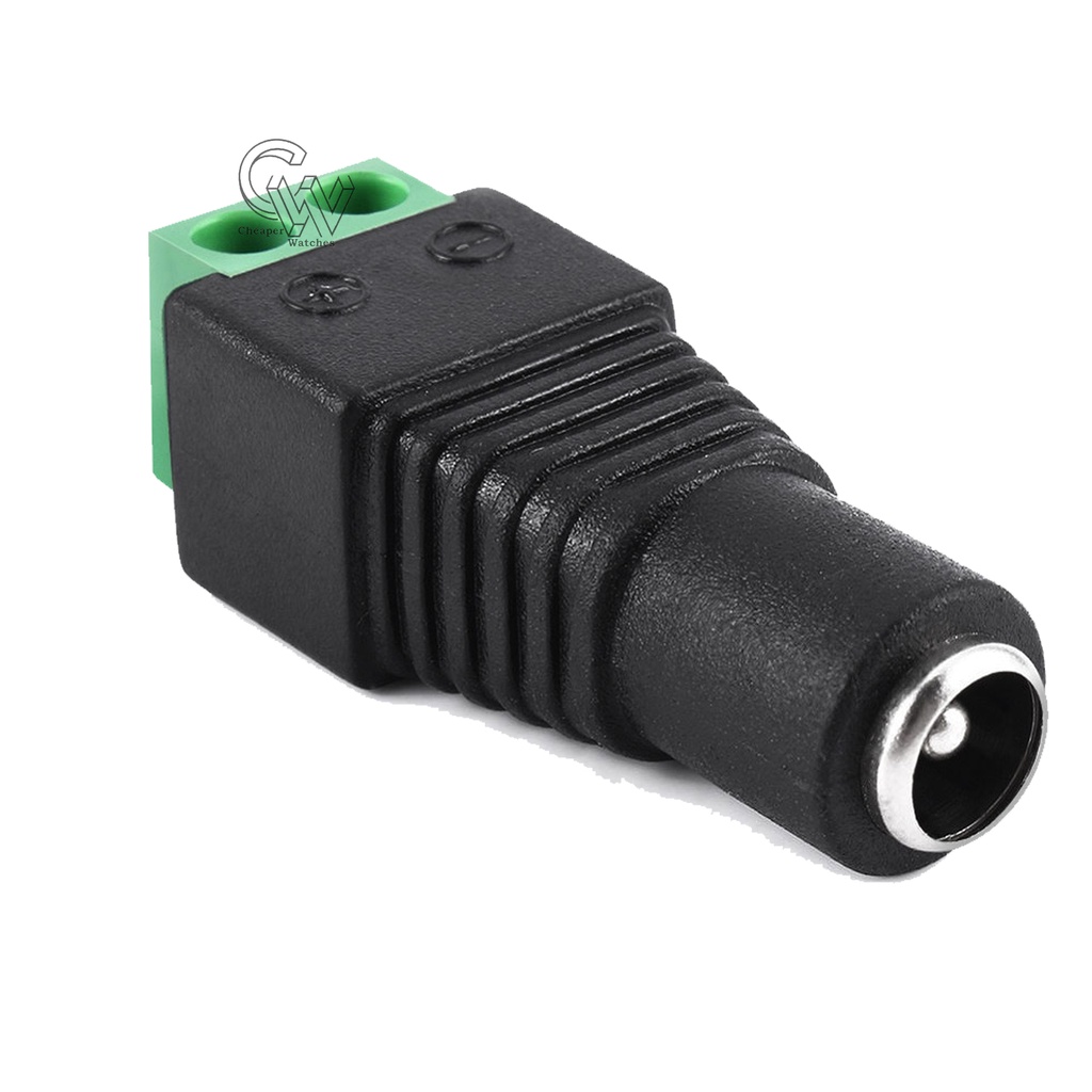 Cheaper-DC Jack DC Power Male Female Jack 2.1x5.5mm Jek DC buat cctv