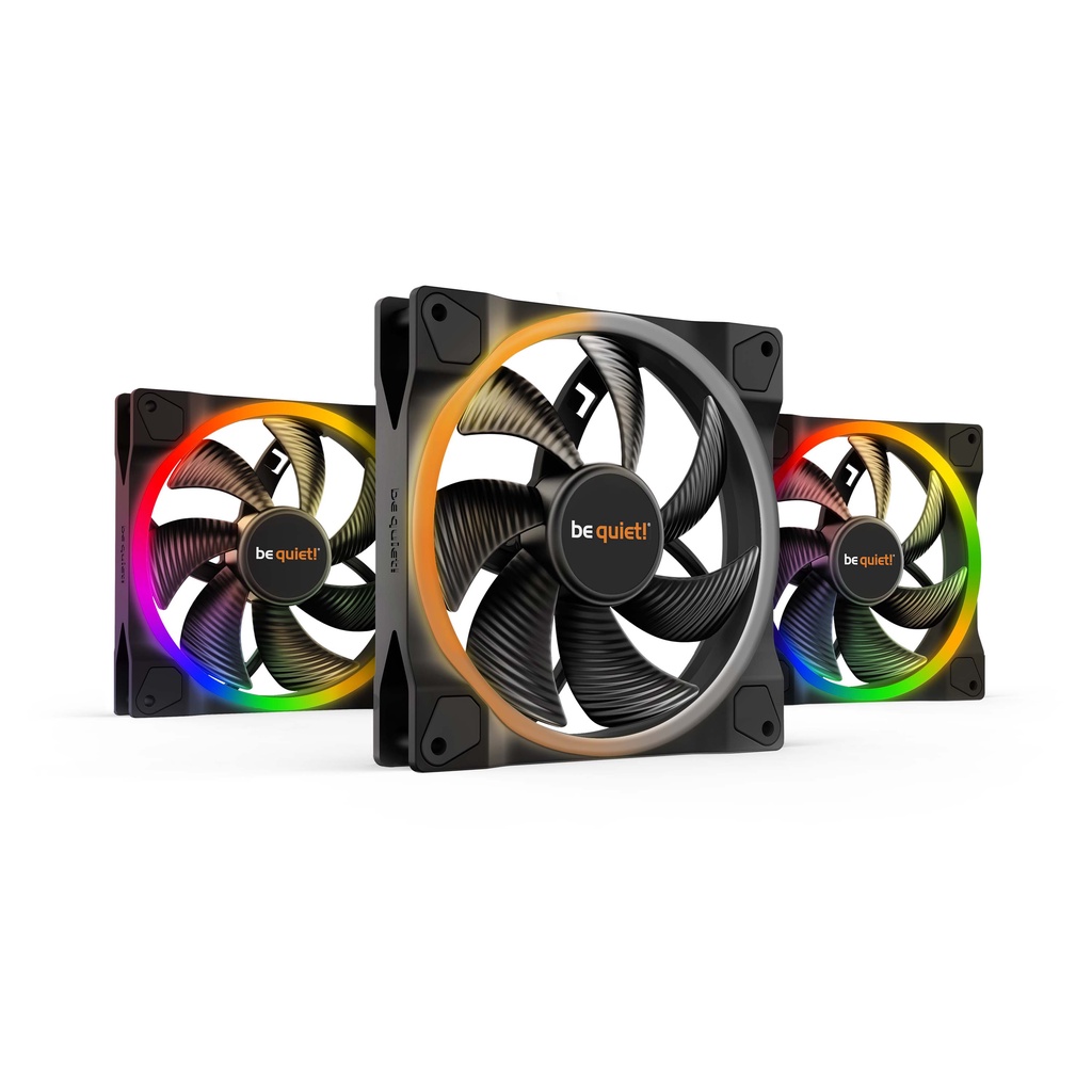 be quiet! Light Wings - 140mm PWM Silent - ARGB - Triple Pack