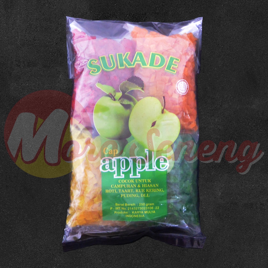 Sukade Mix Buah Kering Manisan Warna Campur