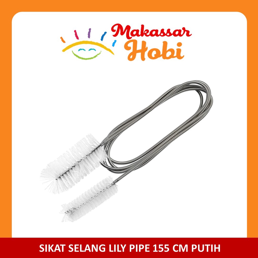 Sikat Lily Pipe Brush Pembersih Selang Pipa Filter Aquarium Aquascape