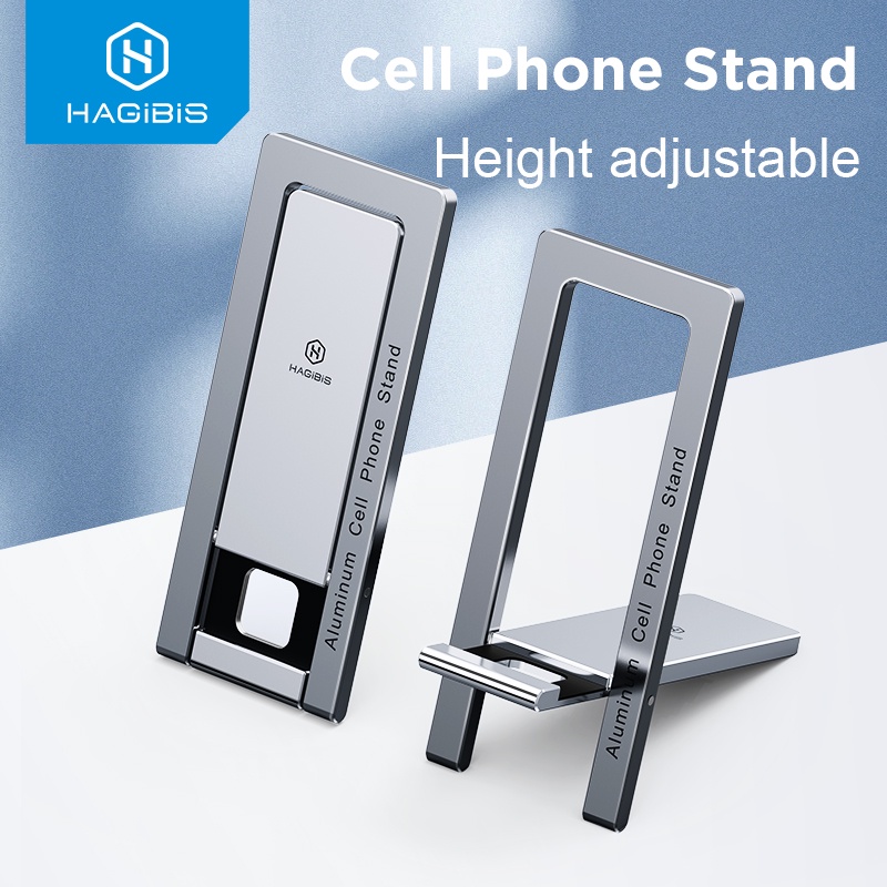 Hagibis Stand Holder Hp / Tablet Portable Bisa Dilipat Bahan Metal