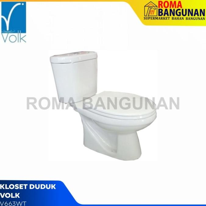 KLOSET DUDUK / CLOSET DUDUK VOLK V663WT V 663WT V 663 WT