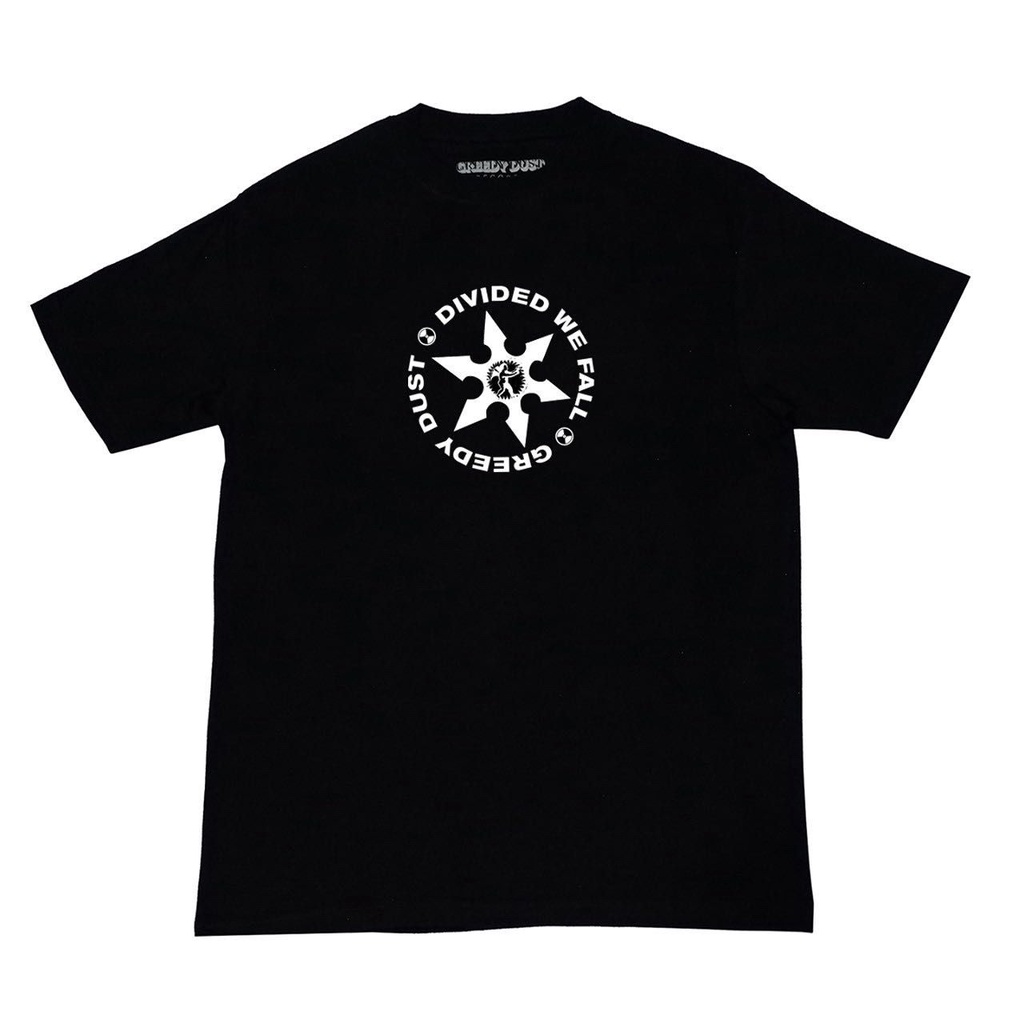 [COD] Keep It Real x Wreckonize 'Split' Black T-Shirt Kaos Pria Original