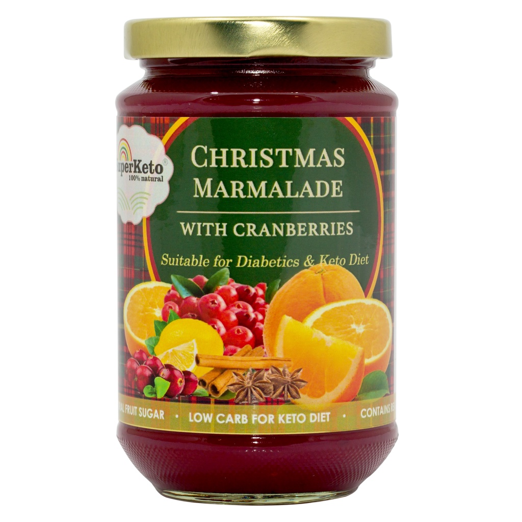 

Ready Stok - Vegan No sugar added Freshmax - SuperKeto - Low Carb fruit spread - Christmas Jam Selai Sehat