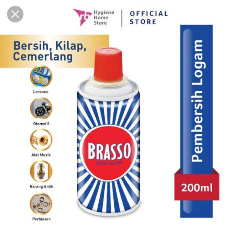 brasso pengkilap metal/besi 200ML