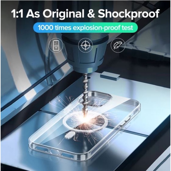 Clear Case Magsafe Case akrilik anti banting magnetic wireless charging super shock proof for iphone 11/11 pro/11 pro max/12/12 pro/12 pro max/13/13 pro/13 pro max/14/14 pro/14 max/plus/14 pro max
