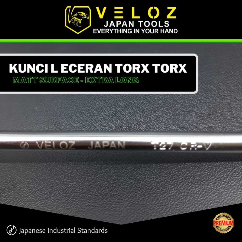 Kunci L bintang / torx T30 / 5mm CRV VELOZ Japan quality