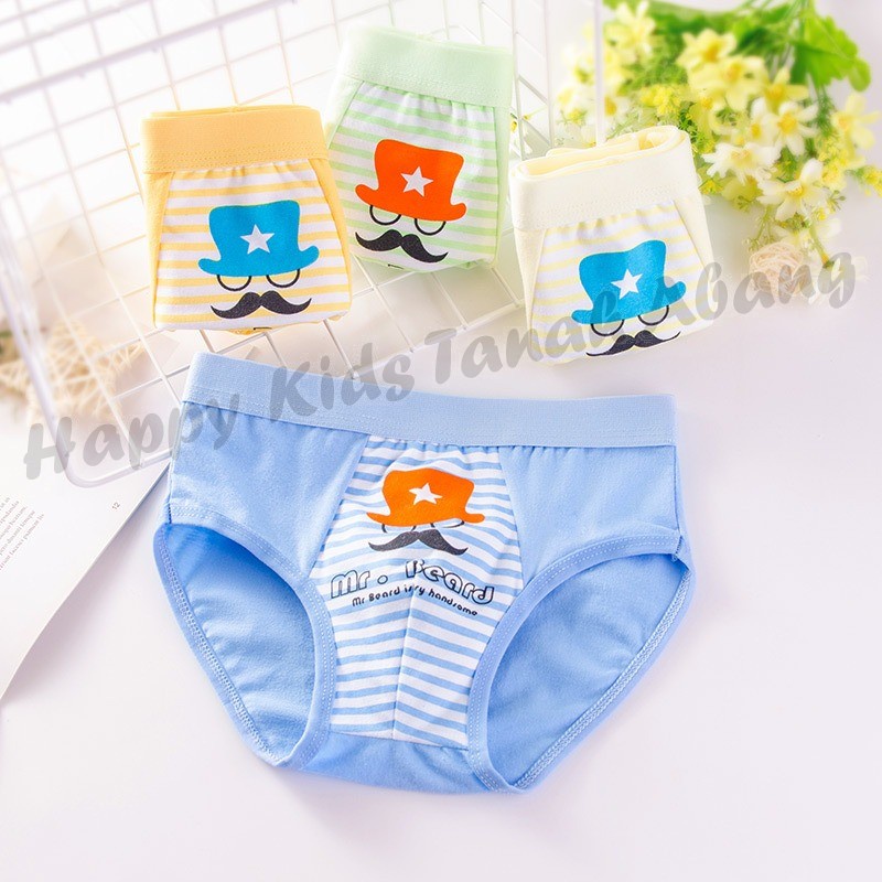 CELANA DALAM SEGITIGA ANAK LAKI LAKI MR.BREAD KATUN IMPORT / KOLOR ANAK COWOK / CD ANAK COWOK