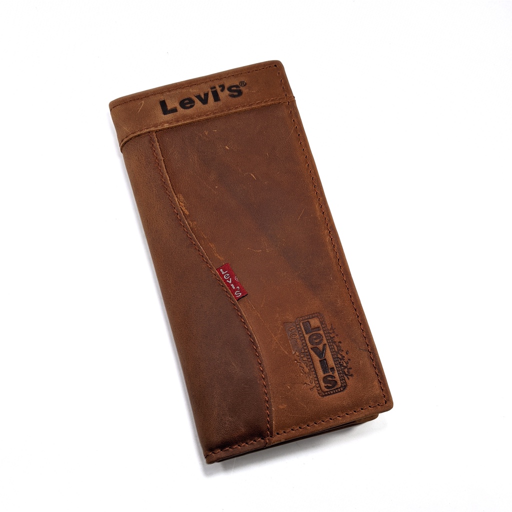 Dompet Pria Levis Bahan Kulit Asli Dijamin Mantap