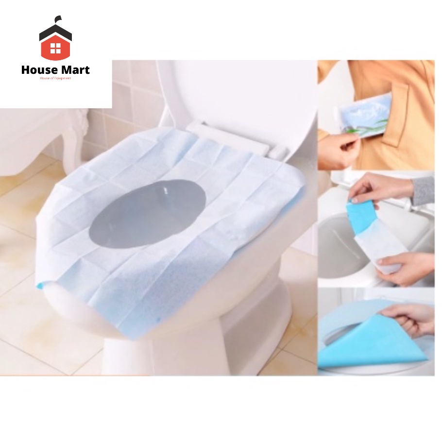 Toilet Seat Paper Alas Duduk WC Kertas Plastik Tisu Kloset Duduk Tissue Portable Paper Closet