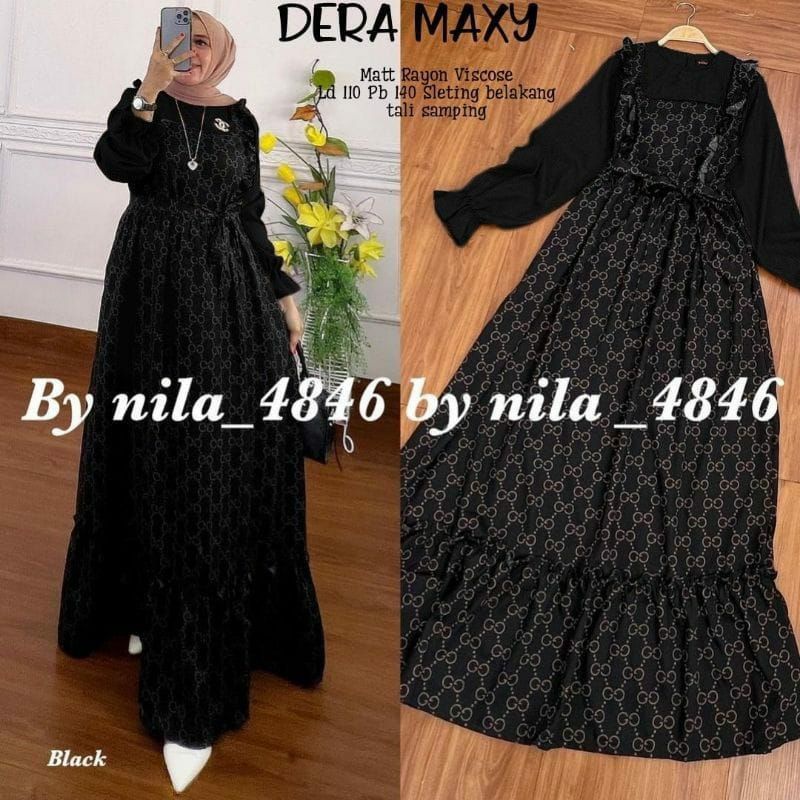 Dera maxy gamis gucci rayon viscose