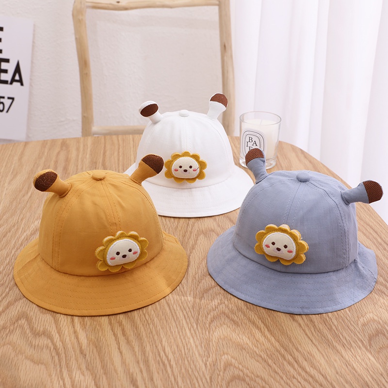 SB Topi LION Anak Bundar Basin Fisherman HAT CAP KIDS UNIVERSALPerempuan Laki laki Cowok Cewek Impor