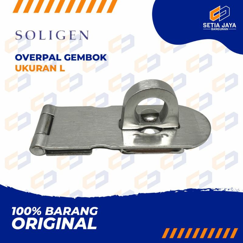 Overpal / Over Pal / Grendel / Slot Kunci Soligen L / Large Stainless