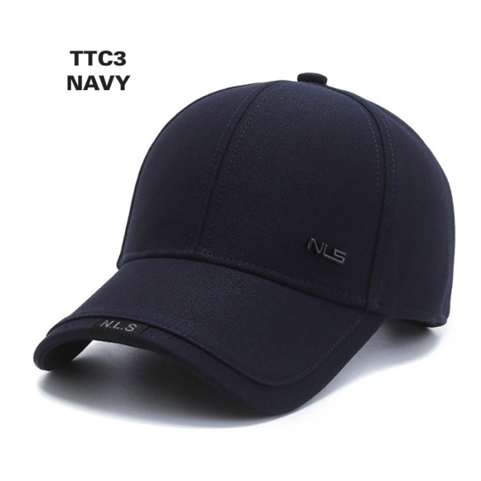 topi KOREA PRIA WANITA DISTRO ORIGINAL NLS FASHION T TTC - TTC3-NAVY H5K5 topi perempuan TERBARU top