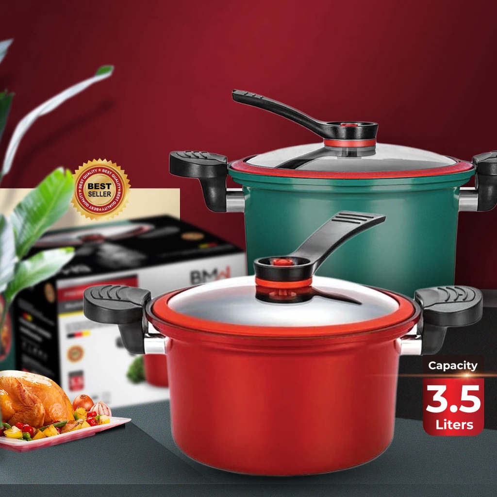 Panci Presto 3.5L / Panci Presto Stainless Anti Lengket / Panci Presto Micro Pressure Totipotent