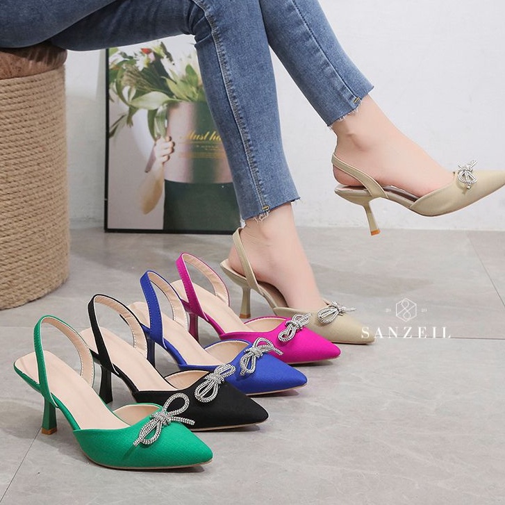 Sepatu High Heels Wanita Import GO1444