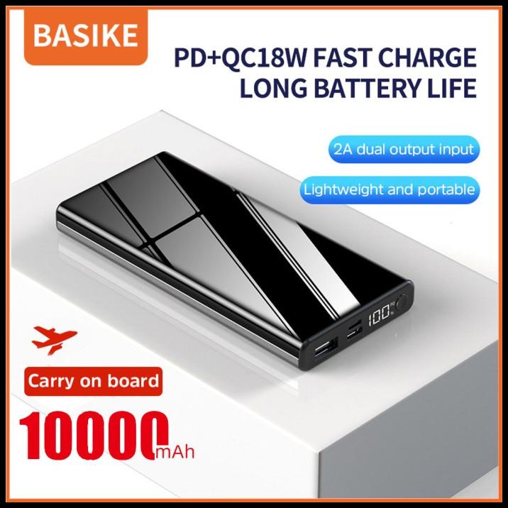 Basike Powerbank Fast Charging Qc 3.0 Pd 18W Mini Power Bank Murah