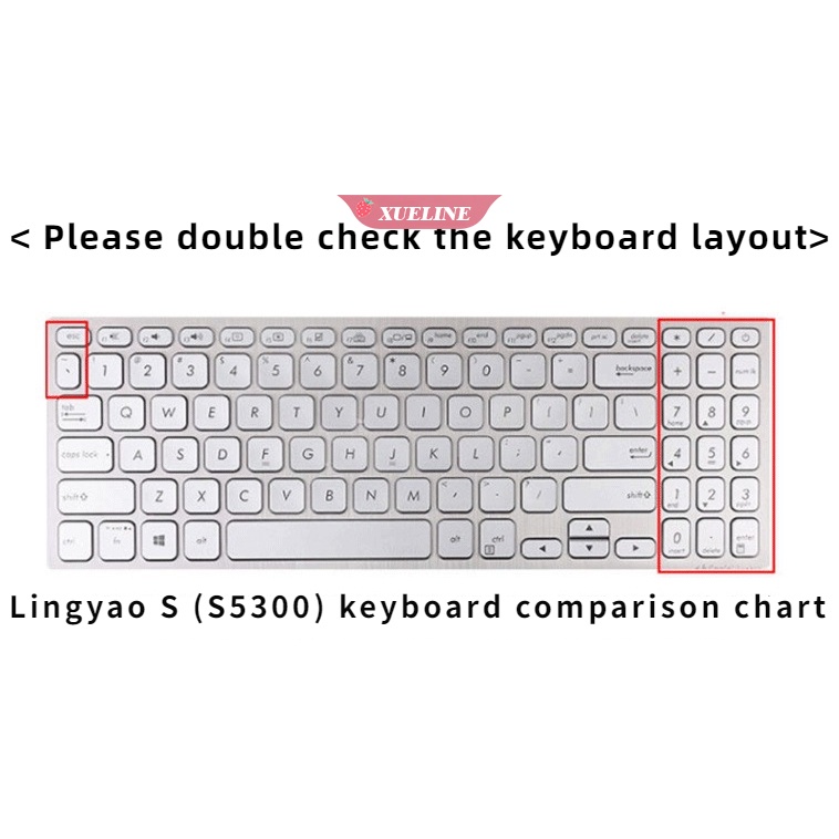 Case Pelindung Keyboard Bahan Silikon Untuk Laptop ASUS Lingyao S 2 Generation i7-8550U S5300 (ZXL)