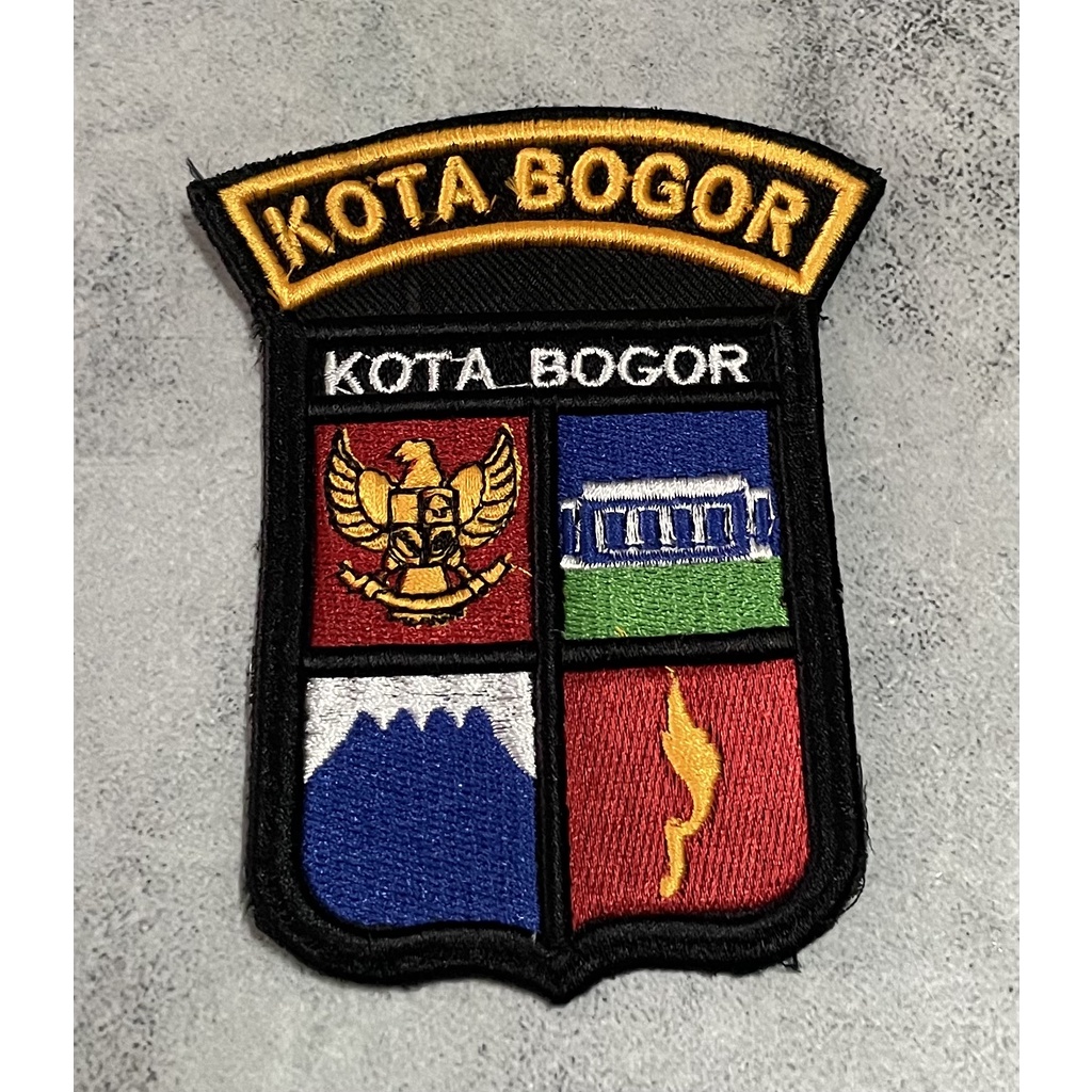 Badge Timbul Kota Bogor - Bet Sat Bogor - Bordir Kota Bogor