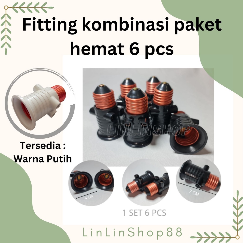 Fitting kombinasi paket hemat 6 pcs