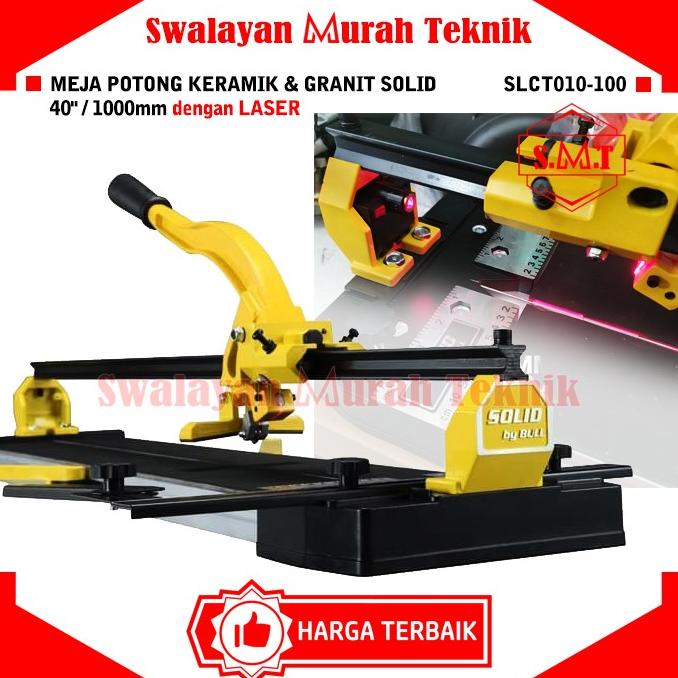 }}}}}}] Alat Potong Keramik Laser SOLID 40" 100Cm 1000mm Tile Cutter Granite