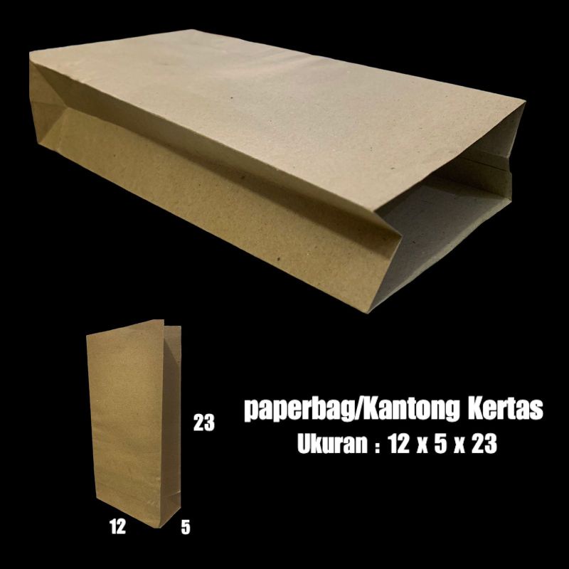 

Paperbag Polos Tanpa Tali / Paperbag Kraft