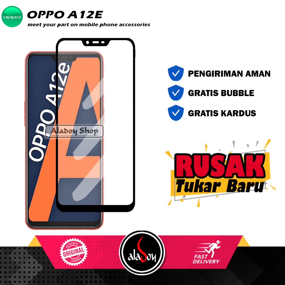 Tempered Glass Oppo A12e Anti Gores Layar Screen Protector