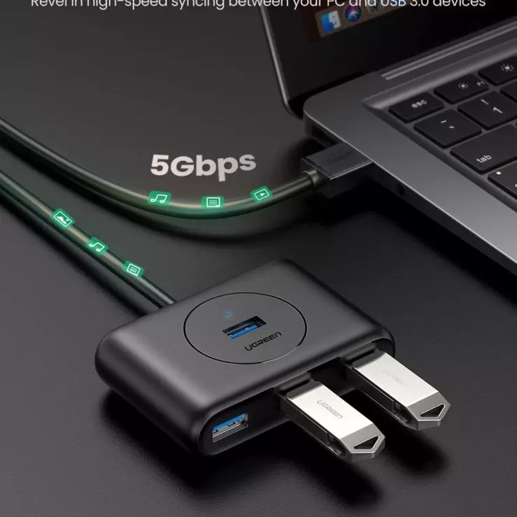 UGREEN USB Hub 3.0 4Port USB 5GBPS Speed Transfer Original Ugreen