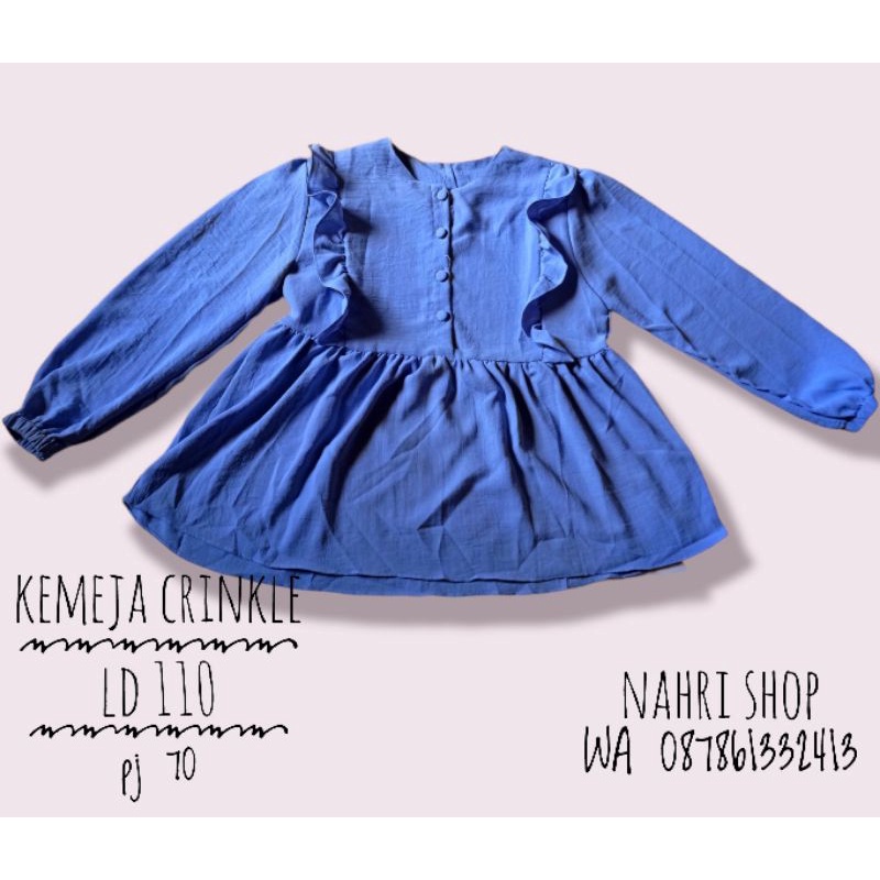 KEMEJA CRINCLE BY CLEO