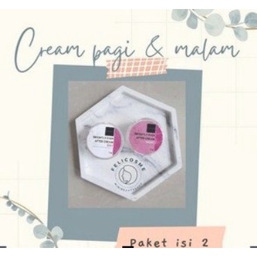 PROMO (COD) Paket Cream Wajah Whitening Brightly/Acne Mini