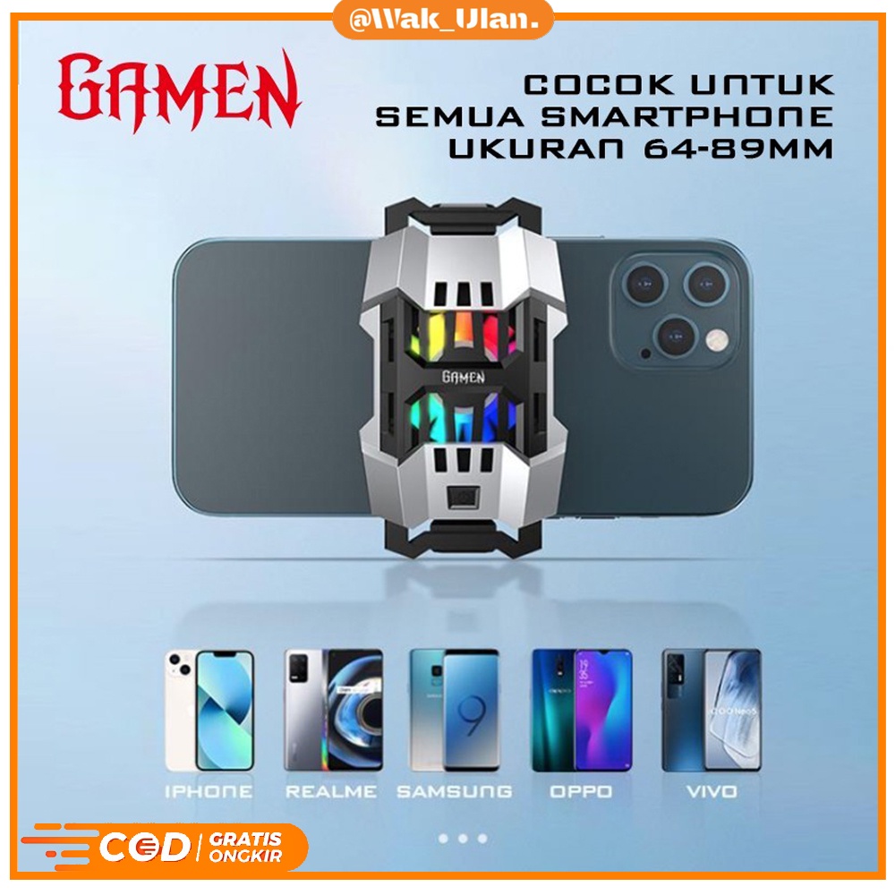 GAMEN SIBERIA Mobile Phone Radiator Gaming Cooling Cooler Fan Kipas Pendingin hp NEW