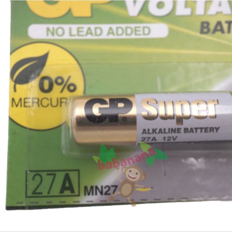 Battery GP High Voltage Super 27A 12V A27 baterai remote mobil