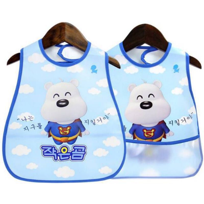 Medan Termurah slabber peva BIB bayi tatak iler plastik slabber makan bayi tatakan bayi import