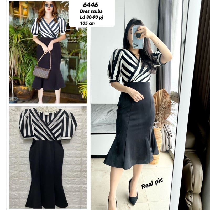 DRES WANITA SCUBA MV  6446 IMPORT