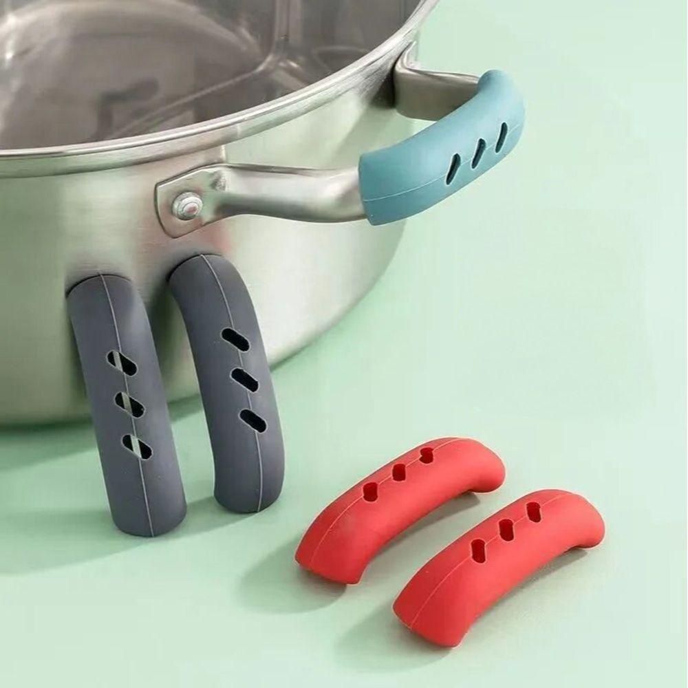 [Elegan] Pegangan Panci Gagang Pengganti Silikon Holder Casserole Sauce Cooker Gadget Dapur Pressure Pan Panci Gagang