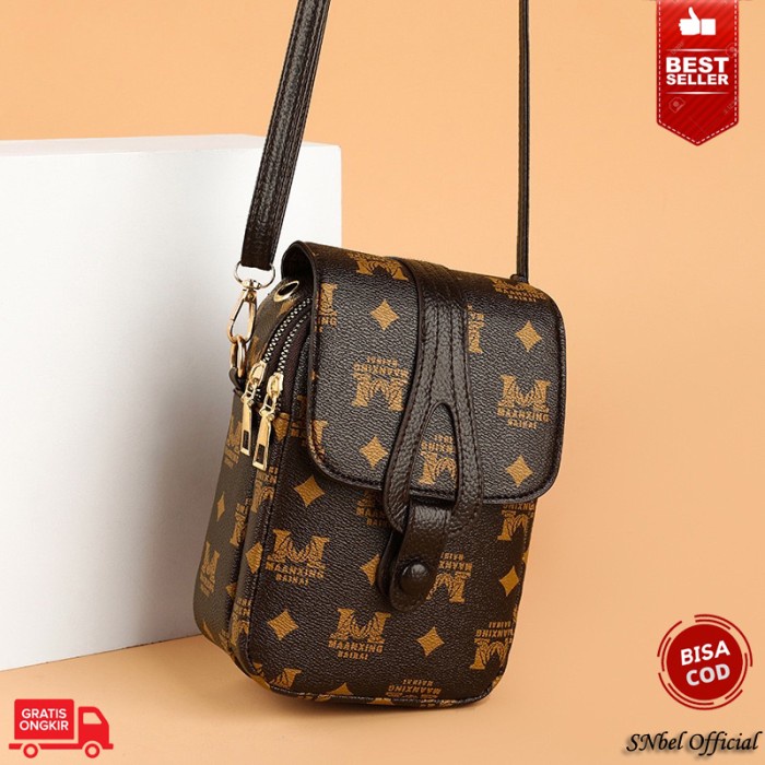 tas hp wanita tas selempang Tas selempang dompet hp tas mini bag kulit wanita t original 8090 M1I7 P