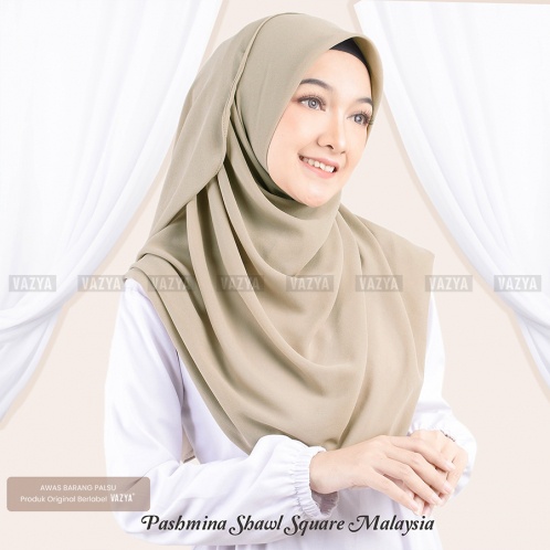 Pashmina Shawl Square Malay / Pashmina Square Malaysia / Kerudung / Pashmina Malaysia / Malaysia Hij