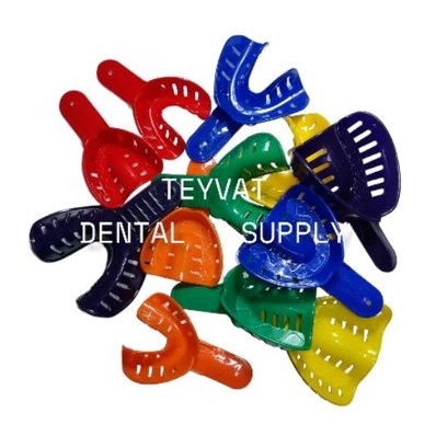 DENTAL IMPRESSION TRAY SENDOK CETAK GIGI MIRIP DURALOCK WARNA WARNI
