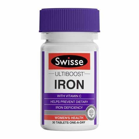 

Swisse Australia Ultiboost Iron + Probiotic 30 Tablet Zat Besi Vit C