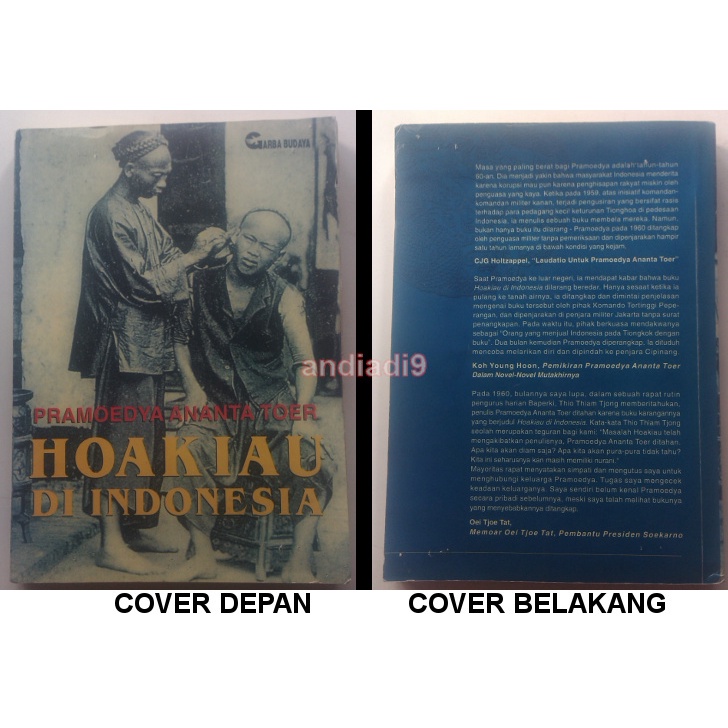 HOA KIAU HOAKIAU DI INDONESIA 1998 PRAMOEDYA ANANTA TOER ORIGINAL