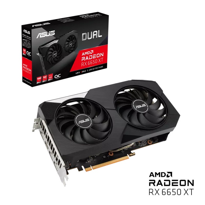 ASUS DUAL Radeon RX 6650 XT 8GB OC