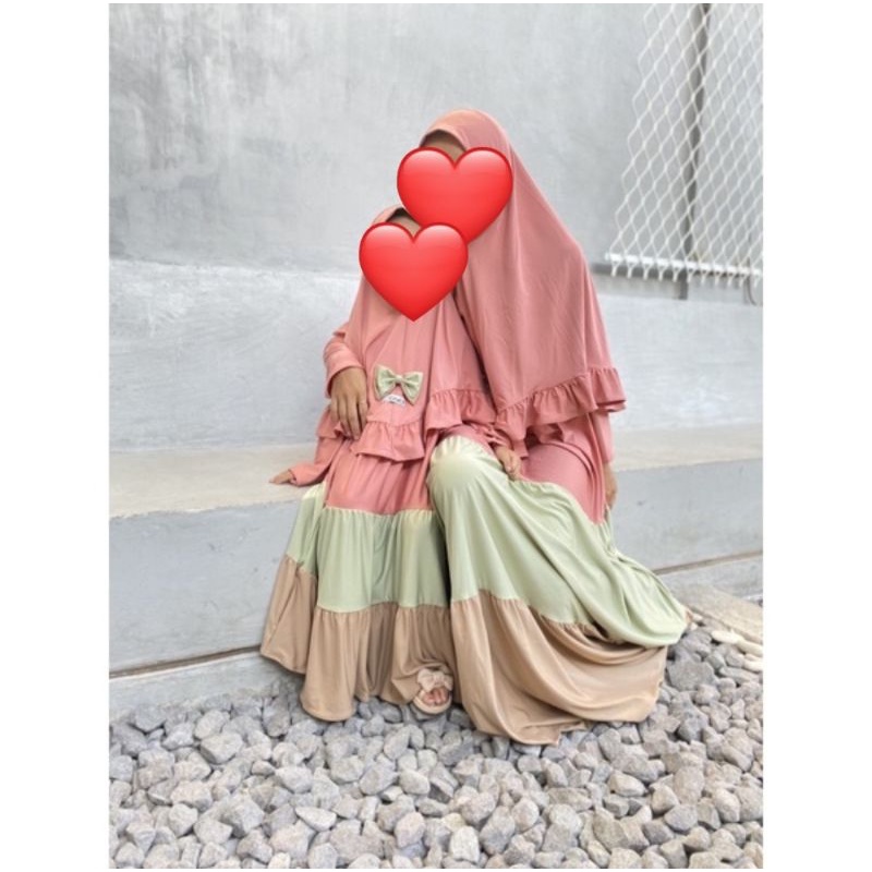 Crucil Gamis Anak Lapis Manis