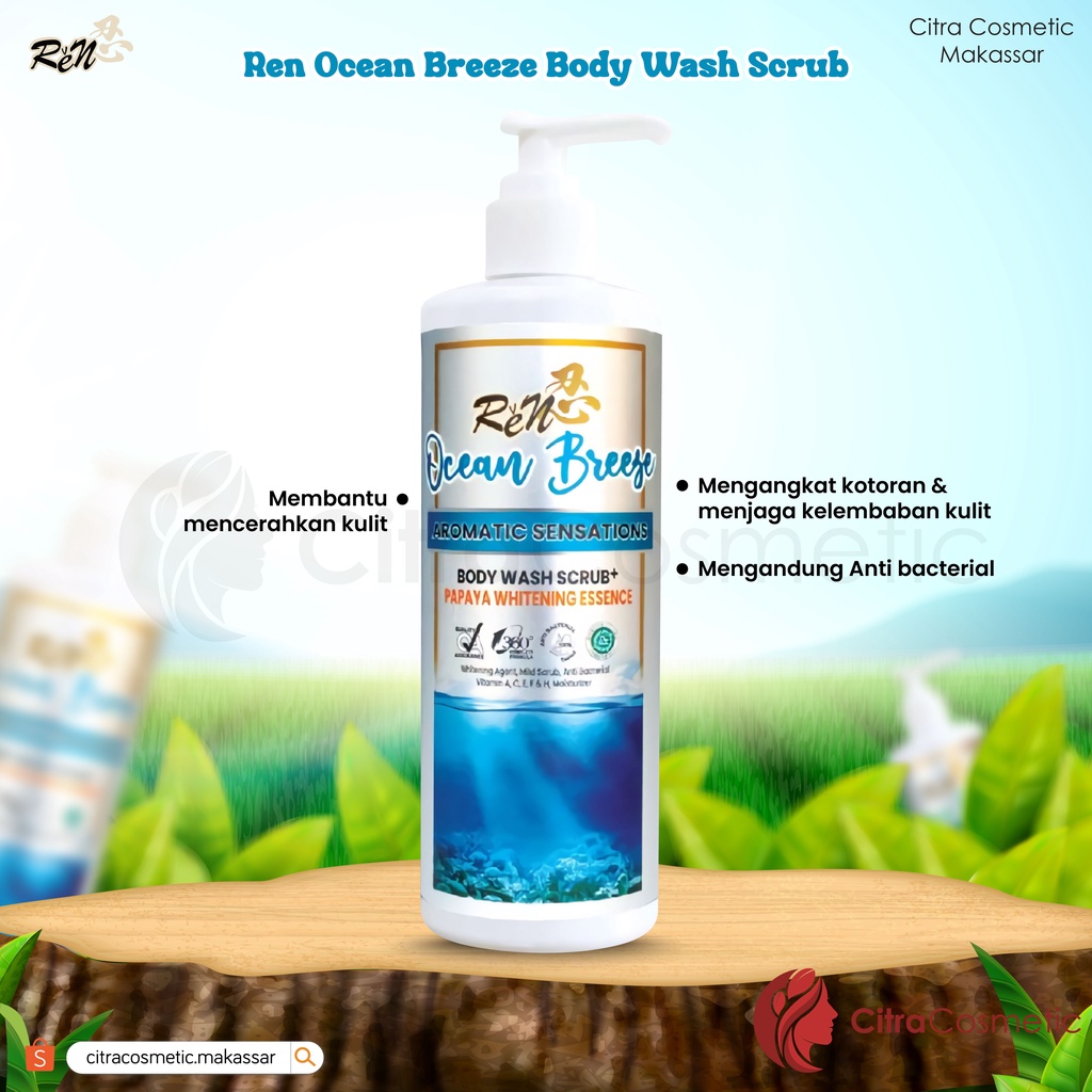 Ren Body Wash Scrub+ 300 Ml | 60 Ml Series