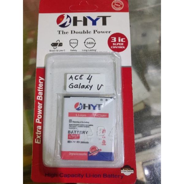 Batre samsung G313/Galaxy V/V plus/Ace 4 dobel power