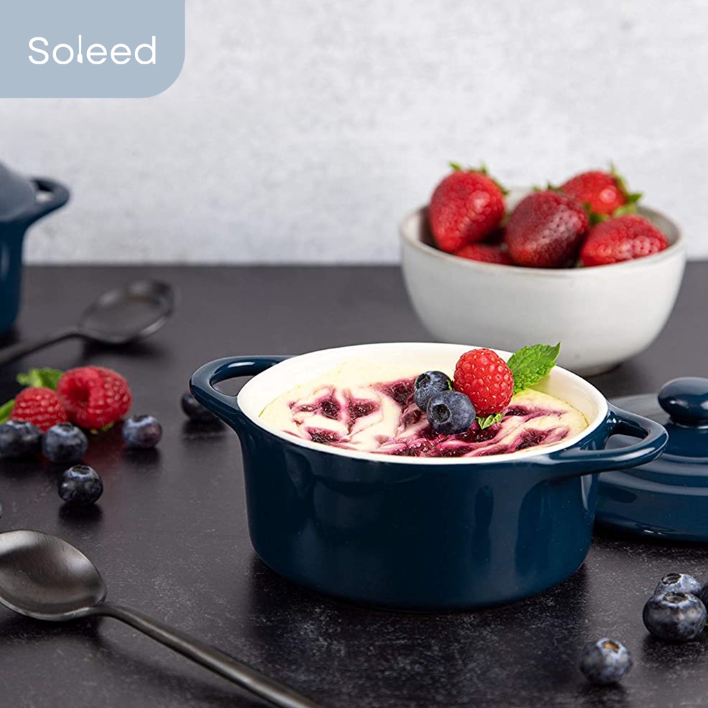 MANGKOK KERAMIK MINI TUTUP | CERAMIC BOWL | RAMEKIN OVEN NORDIC CW0001