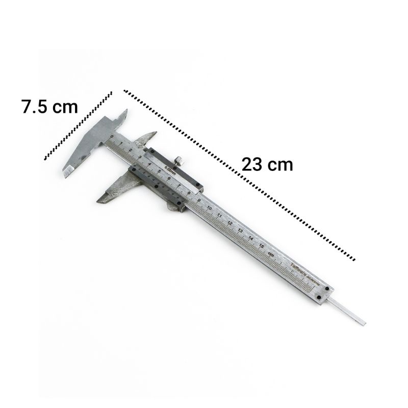 Jangka Sorong Sigmat Sketmat Vernier Caliper besi 6 inch  150mm - Manual