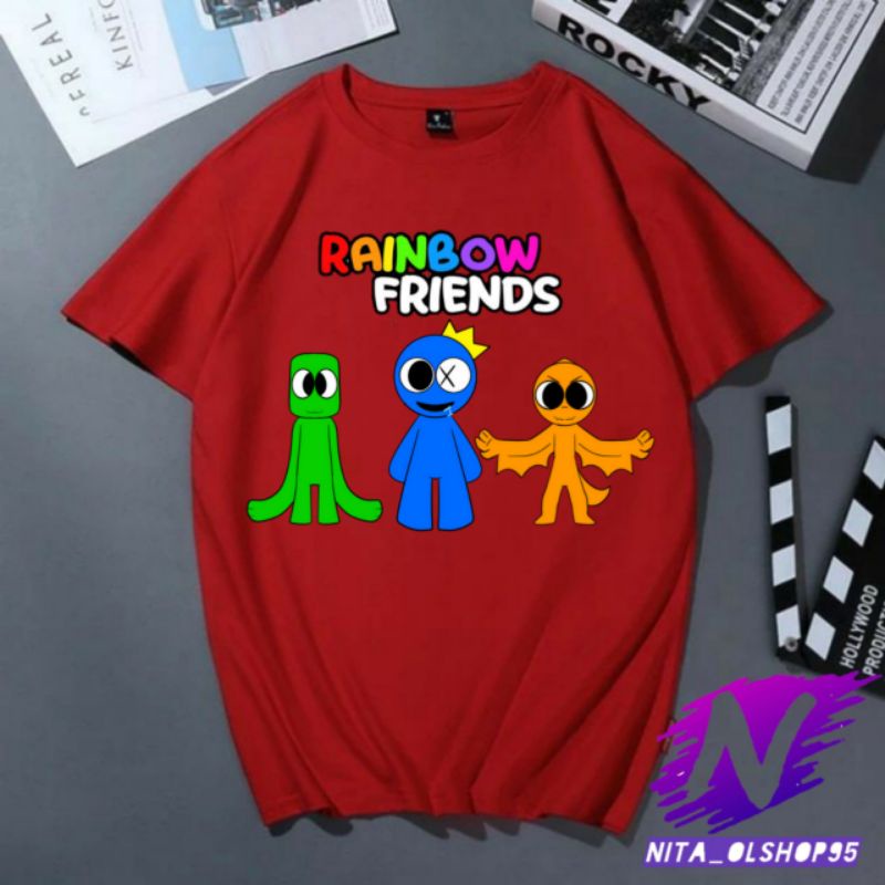 baju anak rainbow friends kaos anak rainbow friend baju kaos anak atasan rainbow