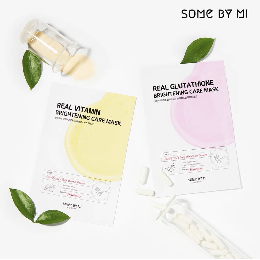 SHEETMASK SOME BY MI UNTUK MENCERAHKAN MELEMBABKAN DAN MENUTRISI