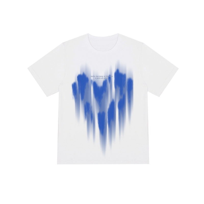 100% Katun Graphic Tee Kaos Hitam Atasan Wanita Lengan Pendek Oversize Printed T-shirt Baju Wanita Kekinian Korean Style